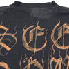 バレンシアガ BALENCIAGA ヘビーメタルロゴ ロングスリープTシャツ 739783 ブラック コットン メンズ 長袖Ｔシャツ