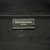 バレンシアガ BALENCIAGA ヘビーメタルロゴ ロングスリープTシャツ 739783 ブラック コットン メンズ 長袖Ｔシャツ