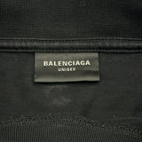 バレンシアガ BALENCIAGA ヘビーメタルロゴ ロングスリープTシャツ 739783 ブラック コットン メンズ 長袖Ｔシャツ