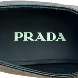 プラダ PRADA トライアングルロゴ チョコレートローファー 2DE127 ブラック レザー レディース ローファー