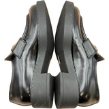 プラダ PRADA トライアングルロゴ チョコレートローファー 2DE127 ブラック レザー レディース ローファー