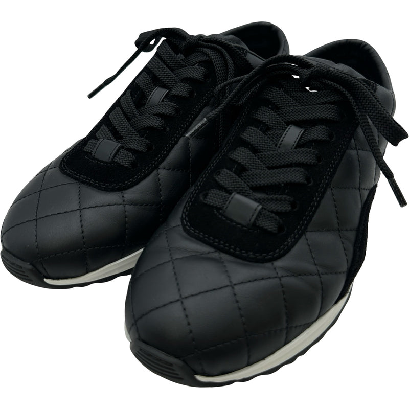 シャネル CHANEL ココマークキルティングローカットスニーカー 347014
