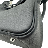 エルメス HERMES リンディミニ G刻印 ブラック シルバー金具 トリヨンクレマンス レディース ショルダーバッグ