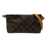 ルイ・ヴィトン LOUIS VUITTON トロター M51240 ブラウン モノグラム/レザー レディース ショルダーバッグ