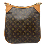ルイ・ヴィトン LOUIS VUITTON オデオンMM M56389 ブラウン モノグラム/レザー レディース ショルダーバッグ