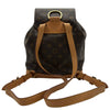 ルイ・ヴィトン LOUIS VUITTON モンスリMM M51136 ブラウン モノグラム/レザー レディース リュック・デイパック