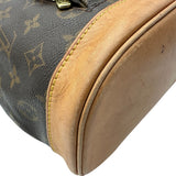 ルイ・ヴィトン LOUIS VUITTON モンスリMM M51136 ブラウン モノグラム/レザー レディース リュック・デイパック
