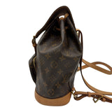 ルイ・ヴィトン LOUIS VUITTON モンスリMM M51136 ブラウン モノグラム/レザー レディース リュック・デイパック