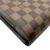 ルイ・ヴィトン LOUIS VUITTON サンルイ N51993 ブラウン ダミエ/レザー メンズ セカンドバッグ