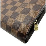 ルイ・ヴィトン LOUIS VUITTON サンルイ N51993 ブラウン ダミエ/レザー メンズ セカンドバッグ