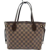 ルイ・ヴィトン LOUIS VUITTON ネヴァーフルPM N41359 ブラウン ダミエ/レザー レディース トートバッグ