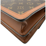 ルイ・ヴィトン LOUIS VUITTON ドーフィーヌMM M45958 ブラウン モノグラムリバース/レザー レディース ショルダーバッグ