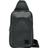 ルイ・ヴィトン LOUIS VUITTON アヴェニュー・スリングバッグ N45303 ブラック シルバー金具 ダミエ･アンフィニ メンズ ボディバッグ