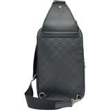 ルイ・ヴィトン LOUIS VUITTON アヴェニュー・スリングバッグ N45303 ブラック シルバー金具 ダミエ･アンフィニ メンズ ボディバッグ