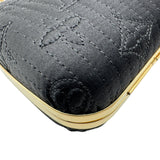 ルイ・ヴィトン LOUIS VUITTON ミノディエールV M95750 ブラック ゴールド金具 モノグラムモタード レディース クラッチバッグ