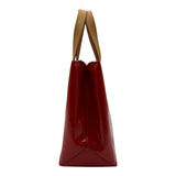 ルイ・ヴィトン LOUIS VUITTON リードPM M91088 レッド/ブラウン モノグラムヴェルニ/レザー レディース ハンドバッグ