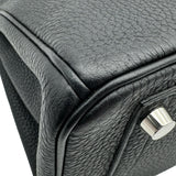エルメス HERMES バーキン25 T刻印 ブラック シルバー金具 トゴ レディース ハンドバッグ