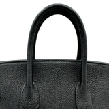エルメス HERMES バーキン25 T刻印 ブラック シルバー金具 トゴ レディース ハンドバッグ