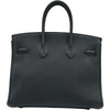 エルメス HERMES バーキン25 T刻印 ブラック シルバー金具 トゴ レディース ハンドバッグ