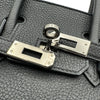 エルメス HERMES バーキン25 T刻印 ブラック シルバー金具 トゴ レディース ハンドバッグ
