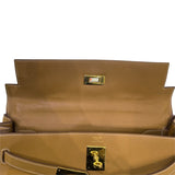 エルメス HERMES ケリー32 内縫い 〇N刻 ゴールド ゴールド金具 クシュベル レディース ハンドバッグ