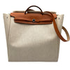 エルメス HERMES エールバッグMM □C刻 アイボリー/ゴールド トワル/ハンター レディース ショルダーバッグ