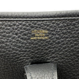 エルメス HERMES エヴリン2 PM □K刻 ブラック ゴールド金具 トリヨン レディース ショルダーバッグ