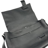 エルメス HERMES サックアルフレッド35 □M刻印 ブラック シルバー金具 トリヨン メンズ ショルダーバッグ メッセンジャーバッグ