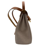 エルメス HERMES エールバッグジップPM W刻 エクリュ/ゴールド ゴールド金具 トワル/ハンター レディース ショルダーバッグ