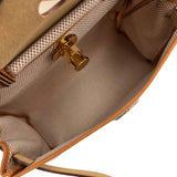 エルメス HERMES エールバッグジップPM W刻 エクリュ/ゴールド ゴールド金具 トワル/ハンター レディース ショルダーバッグ