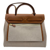 エルメス HERMES エールバッグジップPM W刻 エクリュ/ゴールド ゴールド金具 トワル/ハンター レディース ショルダーバッグ