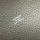 エルメス HERMES ピコタンロックMM B刻 エトゥープ シルバー金具 トリヨン レディース ハンドバッグ