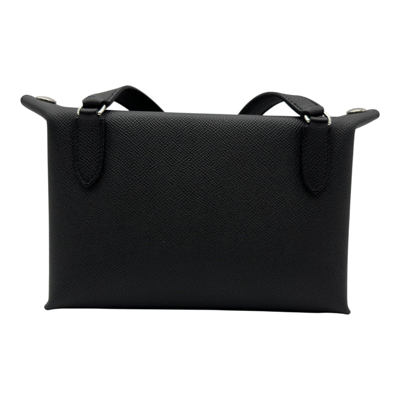 エルメス HERMES ヴィドポッシュ K刻 ブラック シルバー金具 エプソン