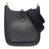 エルメス HERMES エヴリン TPM B刻 ブラック ゴールド金具 トリヨン レディース ショルダーバッグ