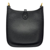 エルメス HERMES エヴリン TPM B刻 ブラック ゴールド金具 トリヨン レディース ショルダーバッグ