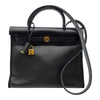 エルメス HERMES エールバッグジップPM W刻 ブラック/エクリュ ゴールド金具 トワル/ハンター レディース ショルダーバッグ