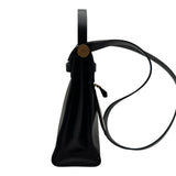 エルメス HERMES エールバッグジップPM W刻 ブラック/エクリュ ゴールド金具 トワル/ハンター レディース ショルダーバッグ