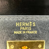 エルメス HERMES ケリー32 外縫い F刻 ブラック ゴールド金具 ボックスカーフ レディース ショルダーバッグ