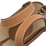 エルメス HERMES インザループ18 W刻印 エクリュ/ゴールド シルバー金具 トワル スイフト レディース ハンドバッグ