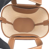 エルメス HERMES インザループ18 W刻印 エクリュ/ゴールド シルバー金具 トワル スイフト レディース ハンドバッグ