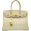 エルメス HERMES バーキン30 パーソナルオーダー A刻印 クレ/エトゥープ マットゴールド金具 エプソン レディース ハンドバッグ