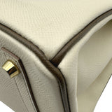 エルメス HERMES バーキン30 パーソナルオーダー A刻印 クレ/エトゥープ マットゴールド金具 エプソン レディース ハンドバッグ