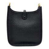 エルメス HERMES エヴリン TPM G刻 ブラック ゴールド金具 トリヨン レディース ショルダーバッグ