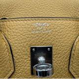 エルメス HERMES バーキン25 G刻 パイユ シルバー金具 トゴ レディース ハンドバッグ