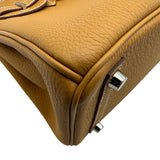 エルメス HERMES バーキン25 K刻 ナチュラルサブレ シルバー金具 トゴ レディース ハンドバッグ