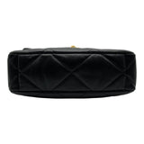 シャネル CHANEL CHANEL19 ラージバッグ AS1161 ブラック ゴールド金具 シャイニーラムスキン レディース ショルダーバッグ