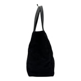 シャネル CHANEL ニュートラベルライントートMM A15991 8番台 ブラック ナイロンジャガード/レザー レディース トートバッグ