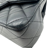 シャネル CHANEL マトラッセトップハンドルフラップバッグ AS2431 ブラック ラムスキン レディース ハンドバッグ