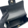 シャネル CHANEL マトラッセトップハンドルフラップバッグ AS2431 ブラック ラムスキン レディース ハンドバッグ