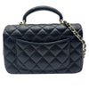シャネル CHANEL マトラッセトップハンドルフラップバッグ AS2431 ブラック ラムスキン レディース ハンドバッグ